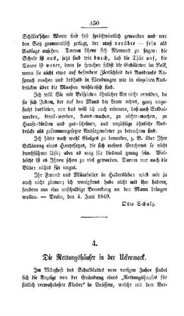 Die Rettungshäuser in der Uckermark