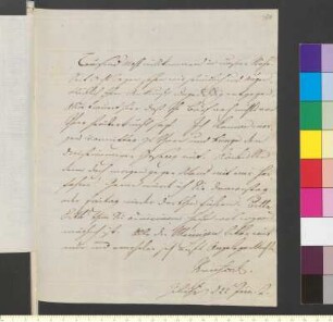 Brief von Reichardt, Johann Friedrich an Goethe, Johann Wolfgang von