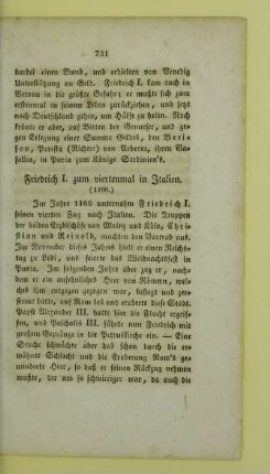 Friedrich I. zum viertenmal in Italien