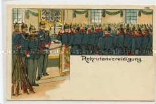 Vereidigung von Rekruten