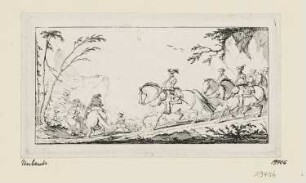 Reiter auf dem Marsche