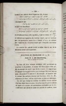 Solution du problème 10.