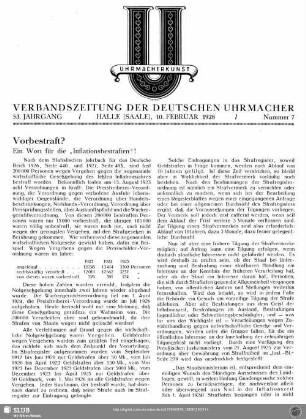 Vorbestraft?