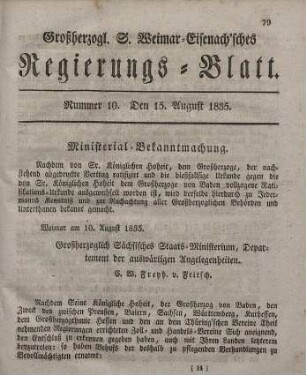 Nr. 10 : 15. August 1835