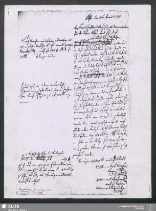 Salinenbericht - XVII 520 2. : Kösen, den 11ten Junius 1799