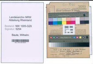 Entnazifizierung Wilhelm Baute , geb. 10.02.1917 (Bahninspektor)