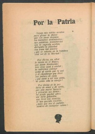 Por la patria