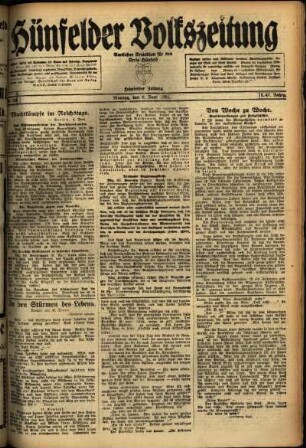 Ausgabe vom Montag, den 06. Juni 1921.