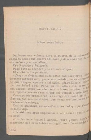 Capítulo XIV - Lobos entre lobos