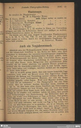 Auch ein Neujahrswunsch
