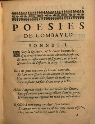 Les poësies de Gombaud