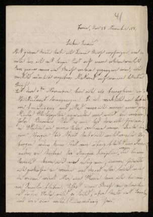 Nr. 16: Brief von Luigi Bianchi an Adolf Hurwitz, Turin, 28.11.1880