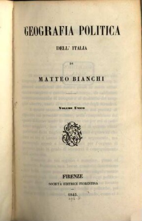 Geografia politica dell'Italia