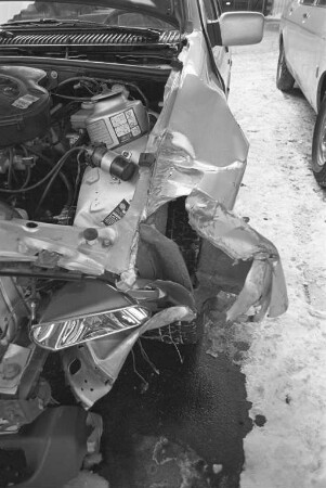 Vermehrte Unfälle mit Blechschaden nach Wintereinbruch mit Schneefall