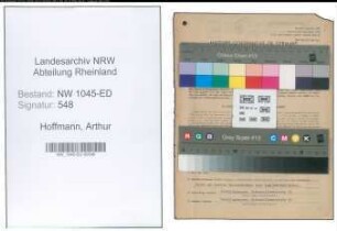 Entnazifizierung Arthur Hoffmann , geb. 22.08.1896 (Lehrer)
