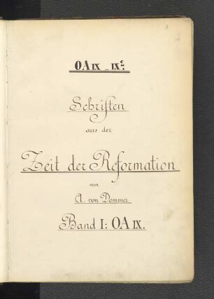 OAIX, Kirchengeschichte, Allgemeine Kirchengeschichte, Schriften aus der Zeit der Reformation I, No. 1-700: Realkatalog der Stadtbibliothek zu Hamburg