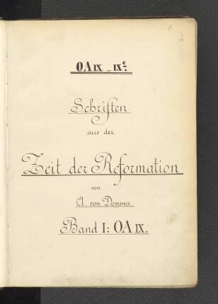 OAIX, Kirchengeschichte, Allgemeine Kirchengeschichte, Schriften aus der Zeit der Reformation I, No. 1-700: Realkatalog der Stadtbibliothek zu Hamburg
