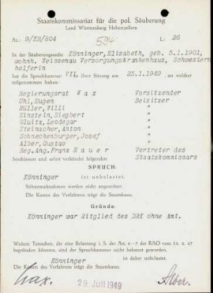 Könninger, Elisabeth