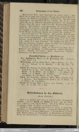 Eisenbahnen in der Schweiz