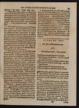 Titulus XXII.