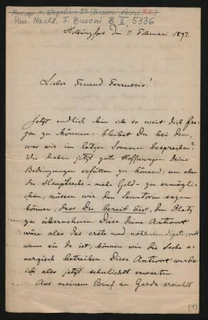 Brief an Ferruccio Busoni : 07.02.1897