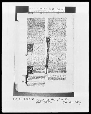 Biblia Latina — ---, Folio 328versoBuchseite