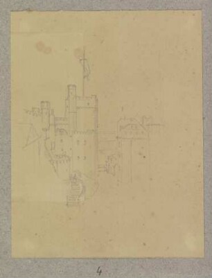 Schloss Braunfels (vor dem zweiten historistischen Ausbau ab 1880)