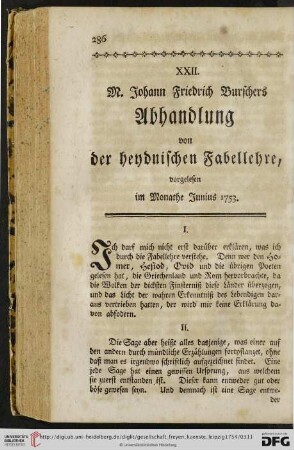 [Schrift XXII-XXIV]