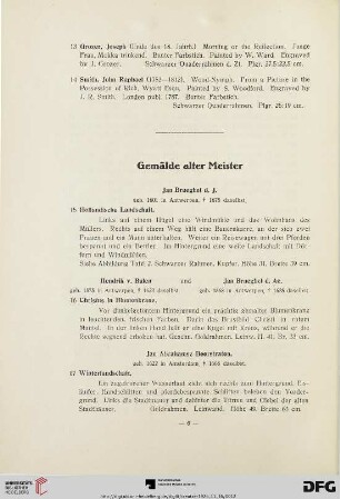 Gemälde alter Meister (Nr. 15-40)