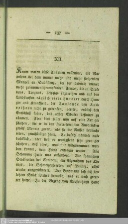 XII. [Organisierte Verheerung des ganzen rechten Elbufers]