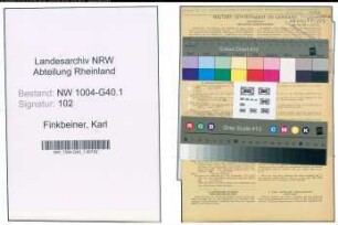 Entnazifizierung Karl Finkbeiner , geb. 02.02.1897 (Justizbeamter)