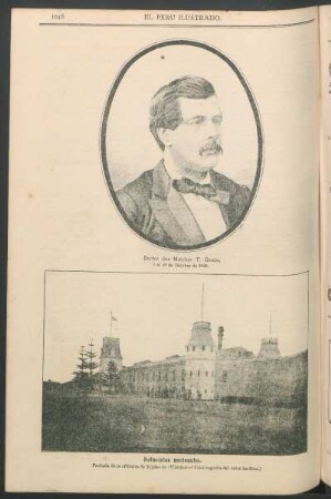[Retrato de] Doctor don Melchor T. García. : † el 29 de Octubre de 1888.