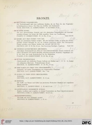 Bronze (Nr. 145-154)