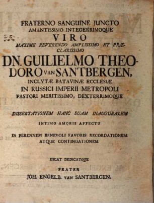 Diss. inaug. med. de manulavii usu medico, vom Nutzen der Hände-Bäder