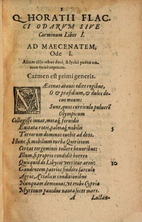 Q. Horatii Flacci Poemata