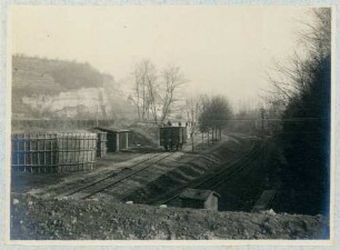 Foto eines Güterwaggons im Munitionspark Riegel