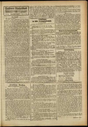 Zweite Ausgabe vom Samstag, den 15. Februar 1919.