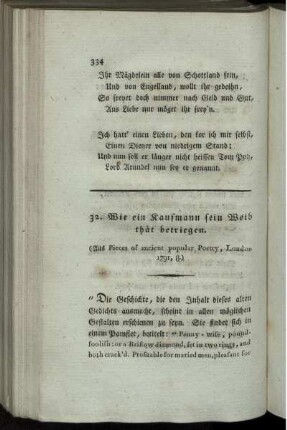 32. Wie ein Kaufmann sein Weib thät betriegen.