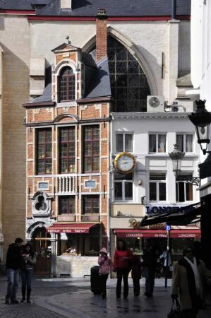 Brüssel - Altstadtgasse : Altstadtgasse am Großen Markt, aufgenommen in Brüssel am 31. März 2010