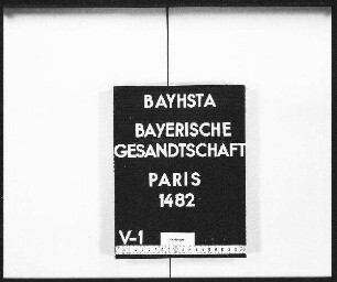 Politischer Schriftwechsel (früher Nachlaß Bray)