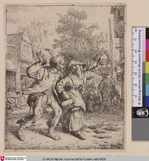 [The drunk Couple; Le couple ivre; Das betrunkene Paar]