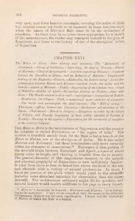 Chapter XXVI. The Mairs or Méras : their history and manners ...