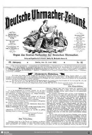 Zum Verbandstag I