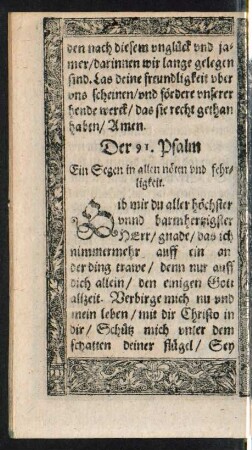 Der 91. Psalm - Der 100. Psalm