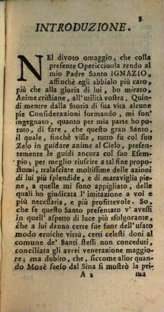 Pratica Divota Per La Novena, E Per Le Dieci Domeniche Di S. Ignazio Fondatore Della Compagnie di Gesù
