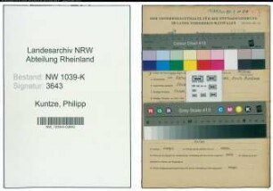 Entnazifizierung Philipp Kuntze , geb. 11.10.1908 ()