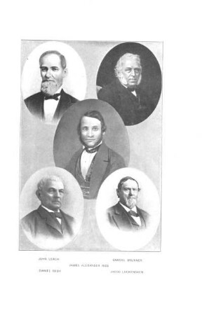 John Lerch - Samuel Brunner - James Alexander Rice - Daniel Desh - Jacob Luckenbach