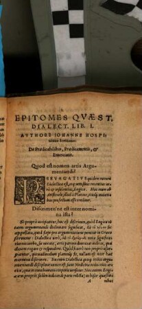 Quaestionum dialecticarum Epitome