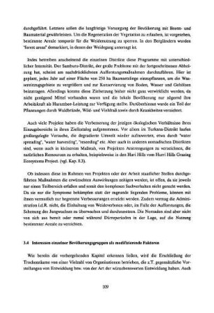 3.4 Interessen einzelner Bevölkerungsgruppen als modifizierende Faktoren
