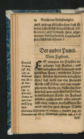 Der ander Punct. Vom Fegfeuer.